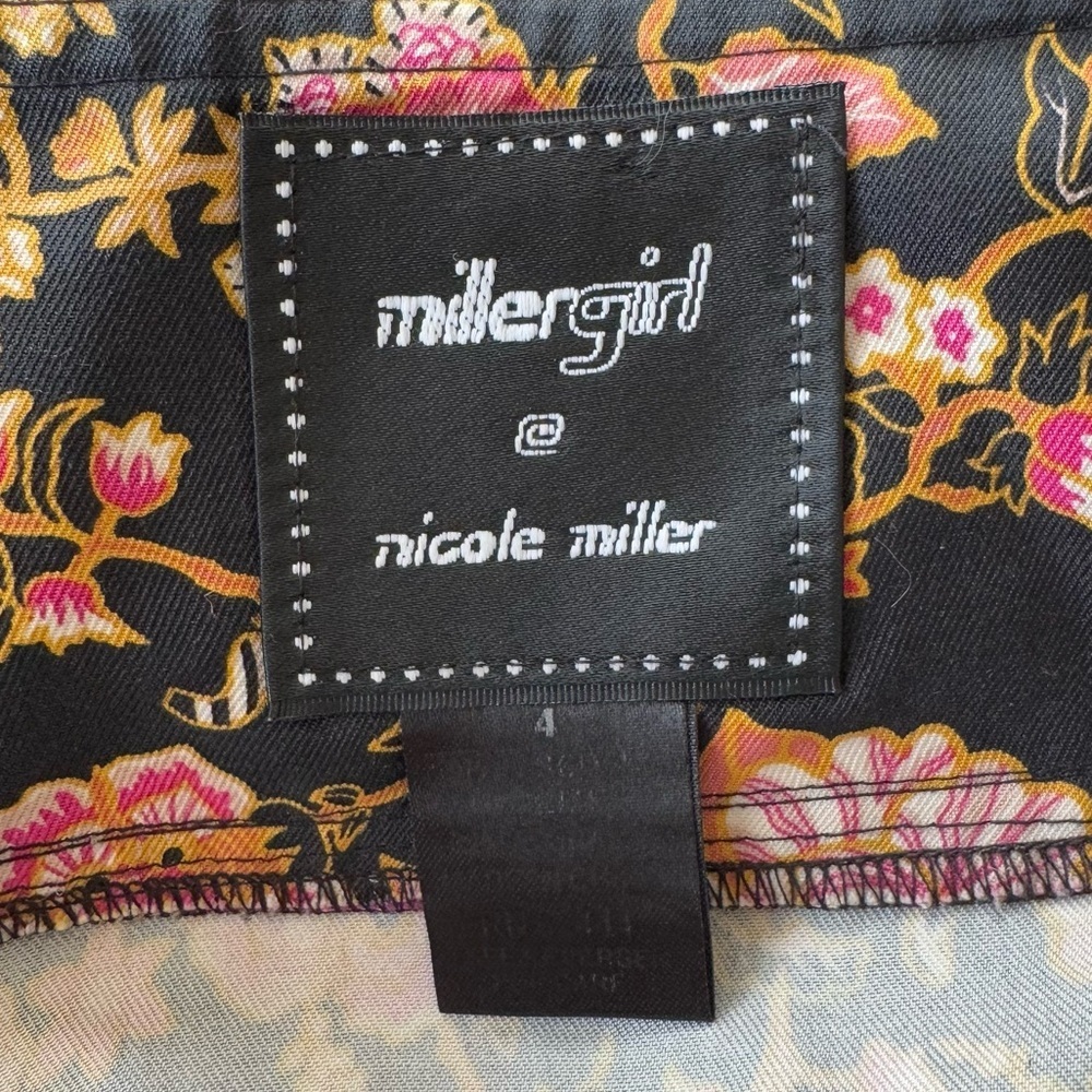 Miller Girl by Nicole Miller Zipper Down Front Mini Dress 4 - Picture 3 of 4